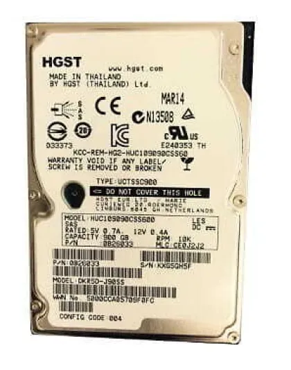 0B26033 HGST 900GB 10K SAS Enterprise Hard Drive