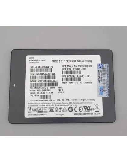 816876-001 HPE 120GB SATA Enterprise SSD