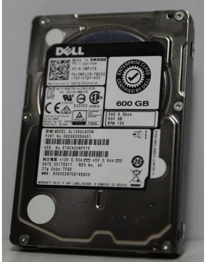 HDE9E00DAA51 600GB 15K SAS Enterprise Hard Drive