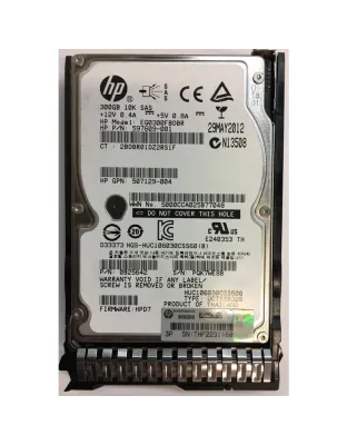 597609-001 0B25642 HPE 300GB 10K SAS Enterprise Hard Drive