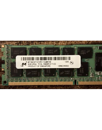MT36KSF1G72PZ 78P0555 Micron 8GB DDR3L ECC Registered Server Memory