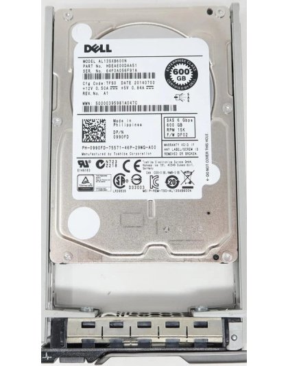 0990FD Dell 600GB 15K SAS Hard Drive