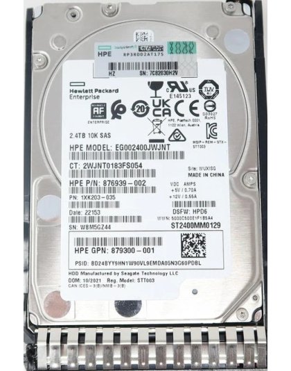 881507-001 HPE 2.4TB 10K SAS Hard Drive