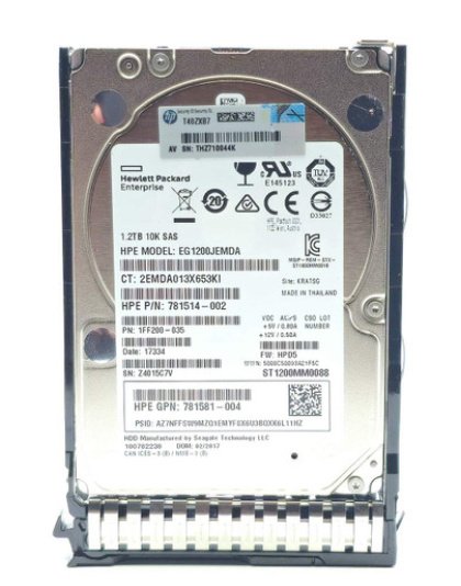 781514-002 HP 1.2TB 10K SAS Hard Drive