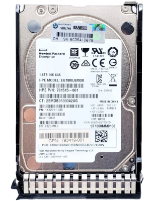 EG001800JWJNL HPE 1.8TB 10K SAS Hard Drive