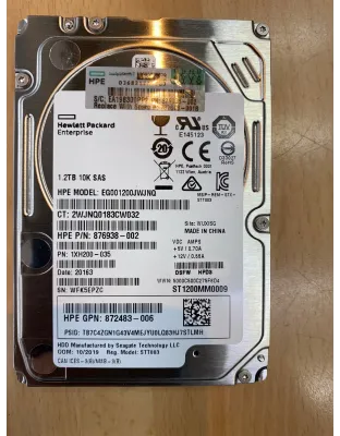 872483-006 HP 1.2TB 10K SAS Hard Drive