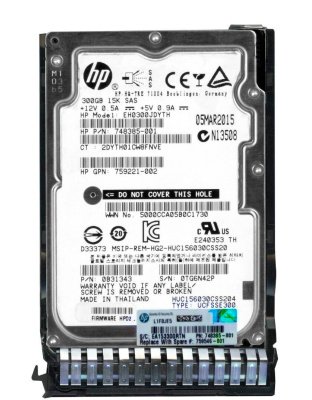 744995-001 HP 300GB 15K SAS Hard Drive