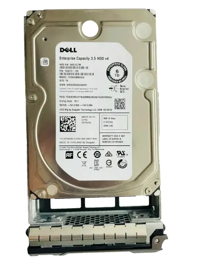 PRNR6 Dell 6TB 7.2K SAS 3.5-inch Hard Drive