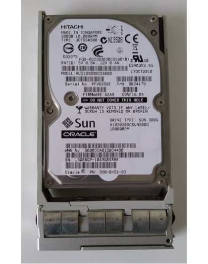 390-0451 Sun 300GB 10K SAS 2.5-inch Hard Drive
