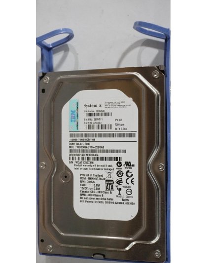 39M4511 IBM 250GB 7.2K RPM 3.5" SATA Hard Drive