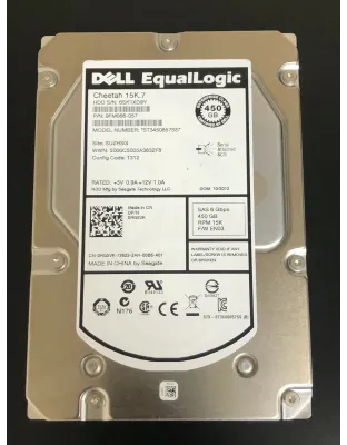 RG5VK Dell 450GB 15K RPM 3.5 SAS Hard Drive