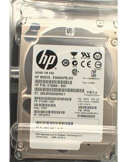 619286-003 HP 600GB 10K SAS 2.5 Inch HDD
