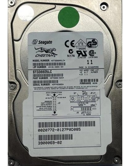 390-0069 Sun 36.4GB 10K Ultra3 SCSI 80-Pin HDD