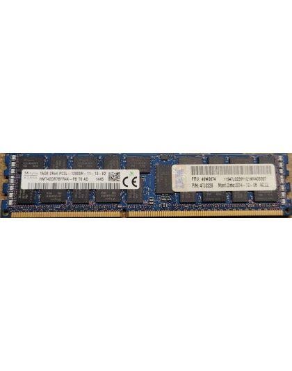 46W0674 IBM 16GB PC3L-12800R DDR3 Server Memory RAM