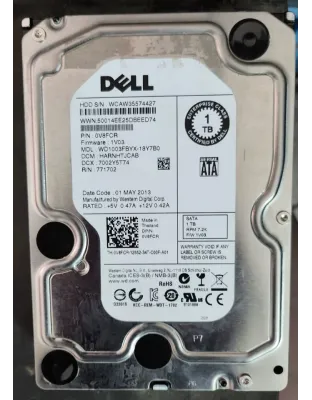 V8FCR Dell WD 1TB 7.2K 3.5-inch SATA Hard Drive