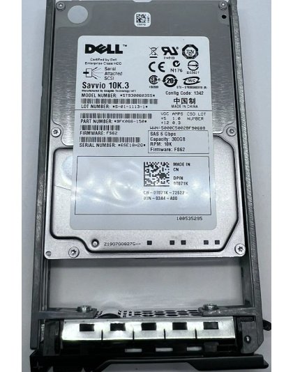0T871K Dell 300GB 10K SAS 2.5" Hot-Swap HDD