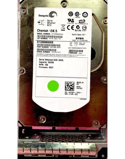 HT953 Dell 300GB 15K 3Gbps SAS 3.5" LFF HDD