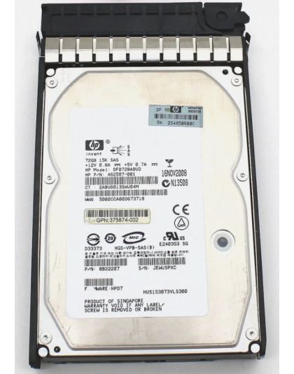 389343-001 HP 72GB 15K 3.5" SAS HDD