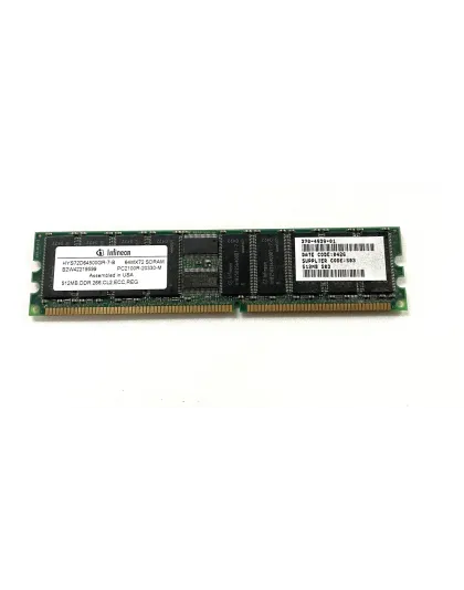 370-4939 Sun 512MB PC2100 Registered DDR Memory Upgrade
