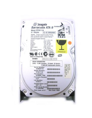 370-3693 Sun 9.1GB 7.2K Ultra ATA-4 IDE HDD