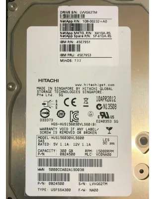 45E7953 IBM System Storage 300GB 15K SAS Hard Drive
