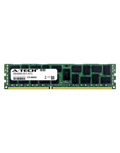 664688-001 HPE 4GB PC3-10600R DDR3 Registered Memory