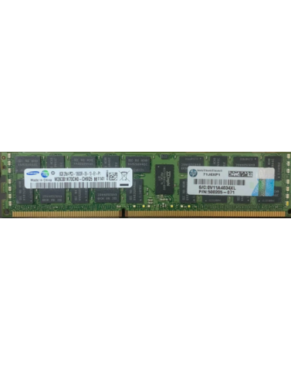 500205-071 HPE 8GB 2Rx4 PC3-10600R DDR3 Server Memory