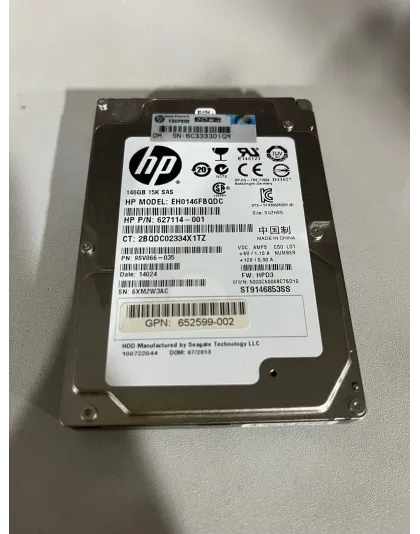 627114-002 HP 300GB 15K 6G SAS 2.5" HDD