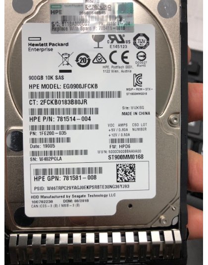 781514-004 HP 900GB 10K 12G SAS SFF Hard Drive