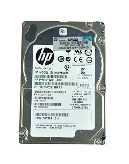 581311-001 HPE 600GB 10K 6G SAS 2.5" HDD
