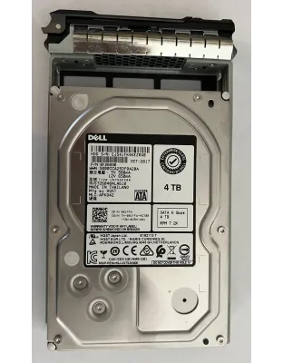 61FFW Dell 4TB 7.2K RPM 3.5-Inch SATA Drive