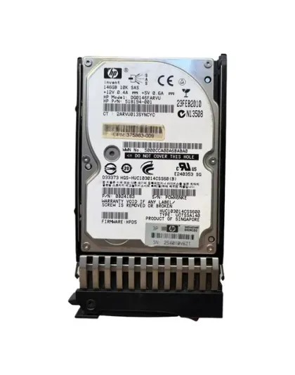 375863-009 HP 146GB 10K 3Gb/s SAS 2.5" Hard Drive