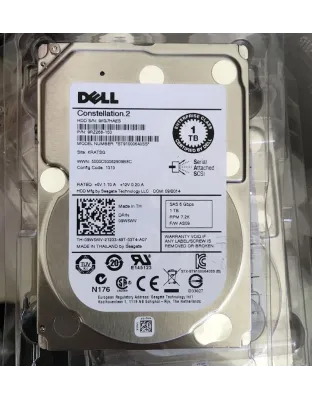 09W5WV Dell 1TB 7.2K SATA 3.0Gbps 3.5" Enterprise Hard Drive