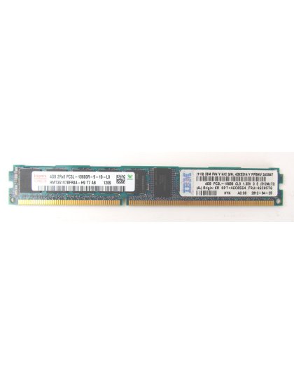 46C0576 IBM 4GB PC3L-10600 DDR3-1333 VLP RDIMM