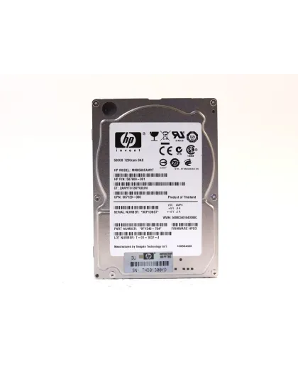 507609-001 HP 500GB 7.2K RPM 6G 2.5 SAS Hard Drive