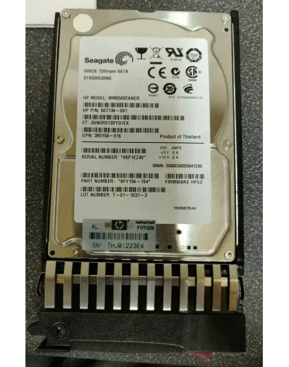 507749-001 HP 500GB 7.2K 3Gbps 2.5" SATA Hdd