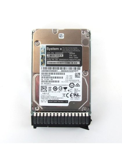 00WG661 IBM 300GB 15K 12Gbps 2.5 SAS G3HS HDD