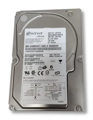 24P3703 IBM 36.4GB 10K Ultra320 3.5" SCSI HDD